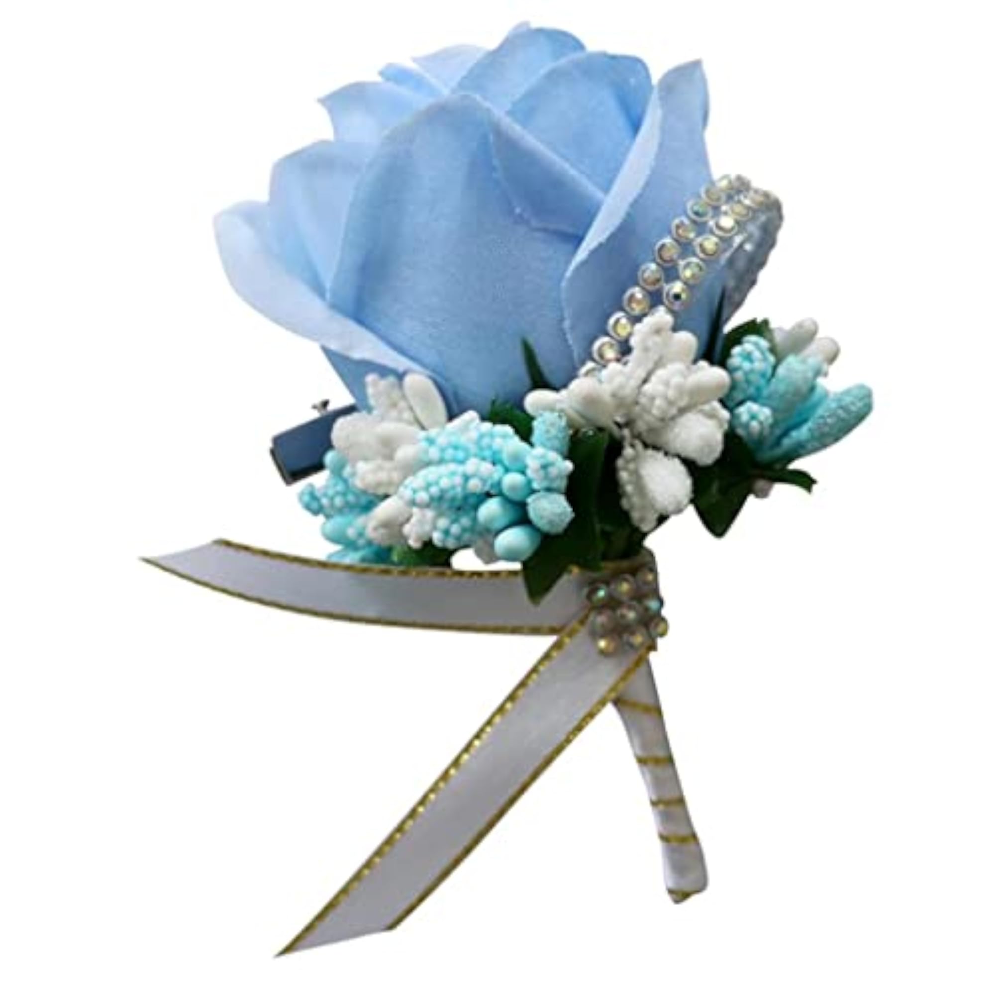 3x Stimulation Rose Flower Brooch Pin for Weddings